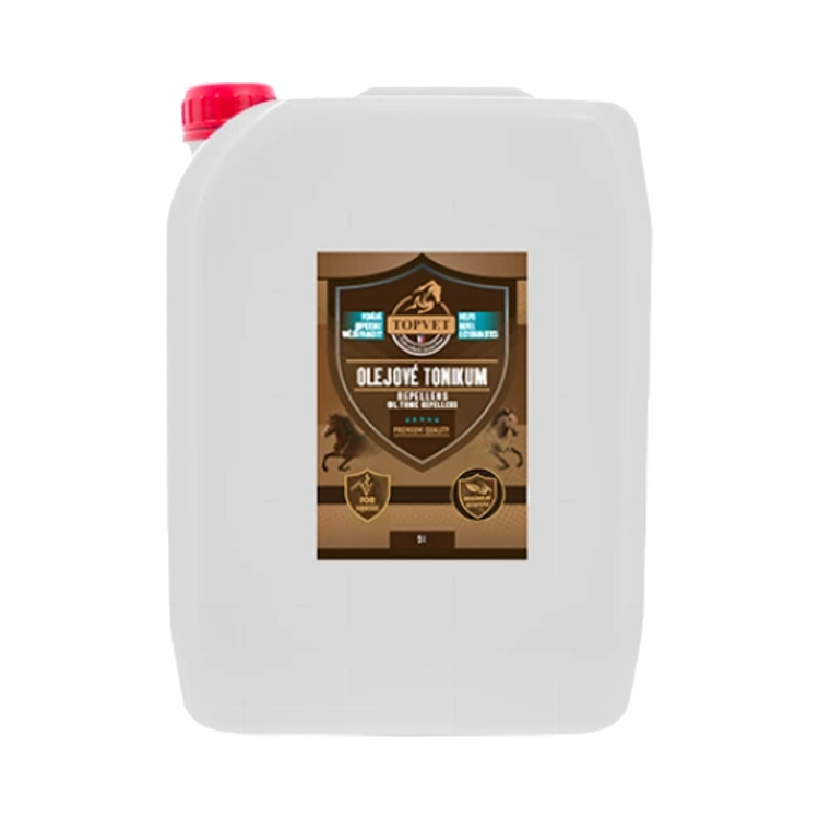 Obrázok z Olejové tonikum s repelentným účinkom pre kone 5 l 5000 ml - Green idea