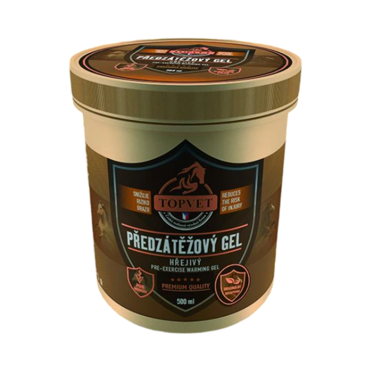 Obrázok z Predzáťažový gél hrejivý pre kone - 500 ml - Green idea