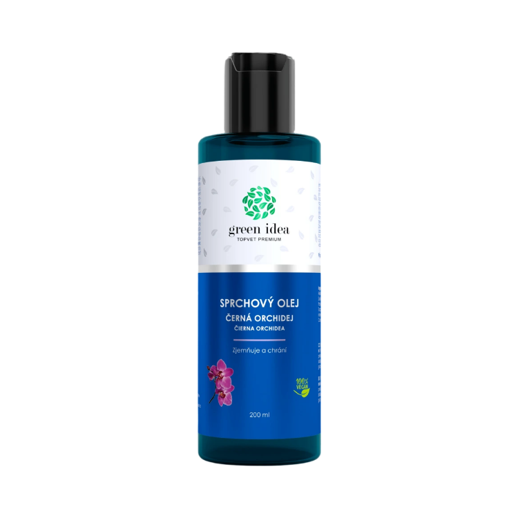 Obrázok z Sprchový olej Čierna orchidea 200 ml - Green idea