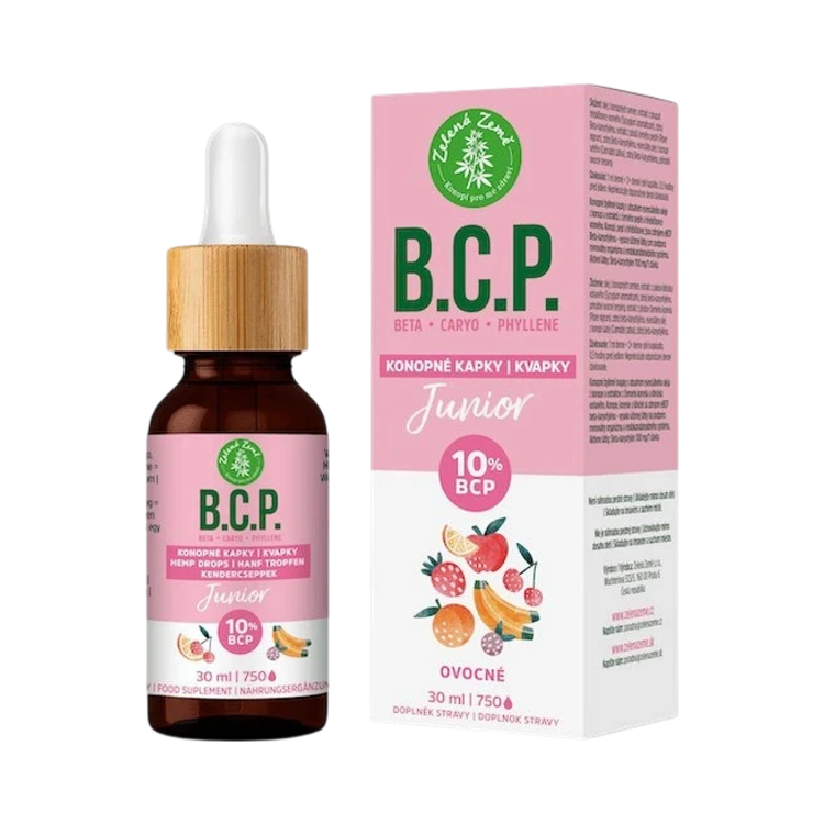 Obrázok z Konopné kvapky s BCP Junior - 30 ml - Zelená Země
