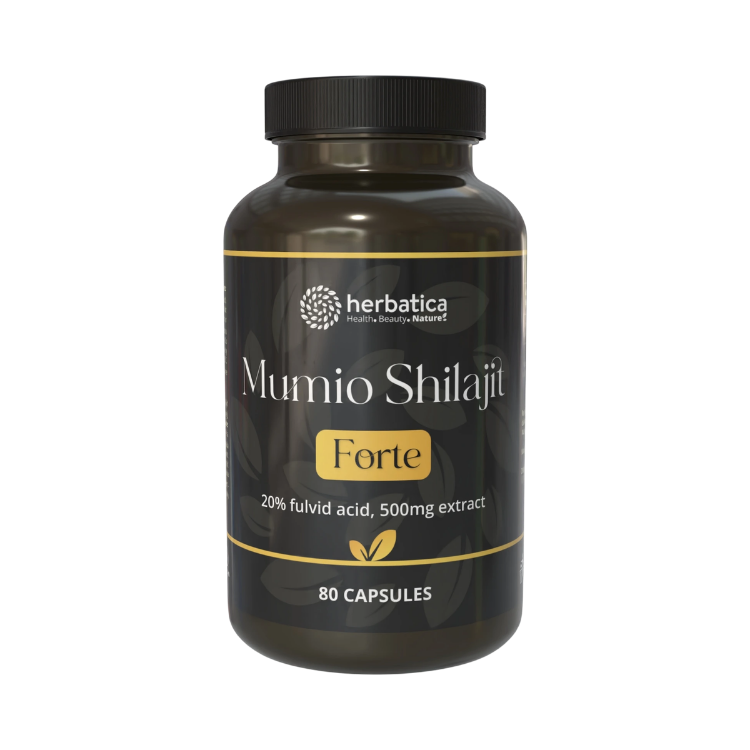 Obrázok z Mumio Shilajit Forte - 80 kapsúl - Herbatica
