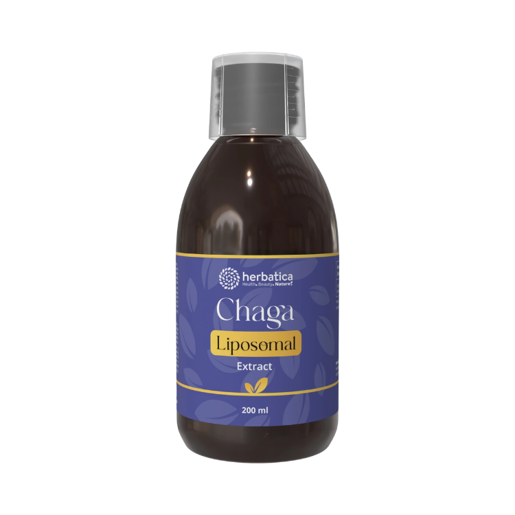 Obrázok z Lipozomálny extrakt Čaga  (40% polysacharidy) - 200 ml - Herbatica