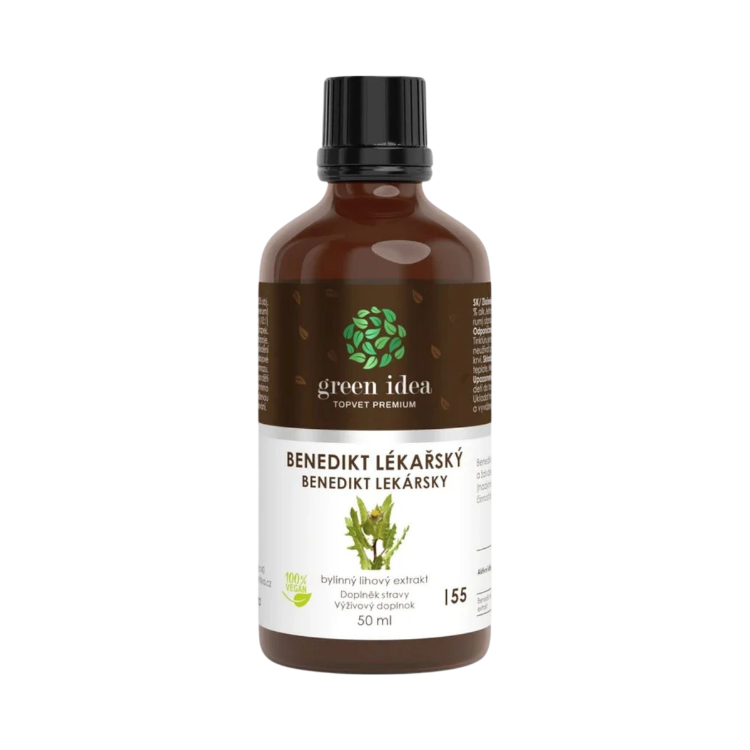 Obrázok z Benedikt lekársky tinktúra – kvapky 50 ml – Green idea