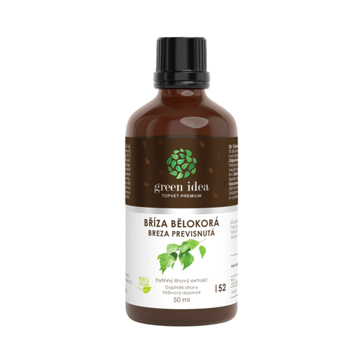 Obrázok z Breza previsnutá tinktúra – kvapky 50 ml – Green idea