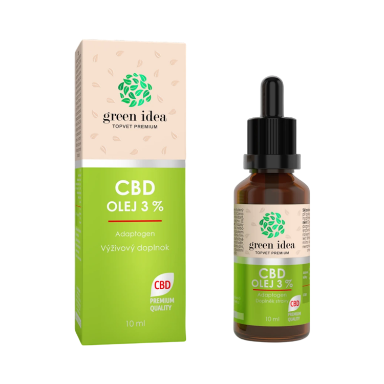 Obrázok z CBD olej 3 % 10 ml – Green idea