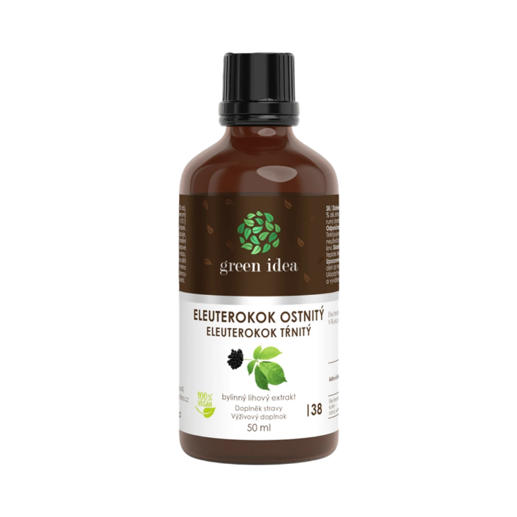 Obrázok z Eleuterokok tinktúra – kvapky 50 ml – Green idea