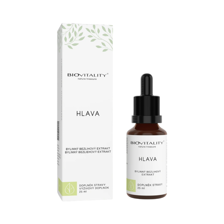Obrázok z Hlava bezalkoholová tinktúra – kvapky 25 ml – Green idea