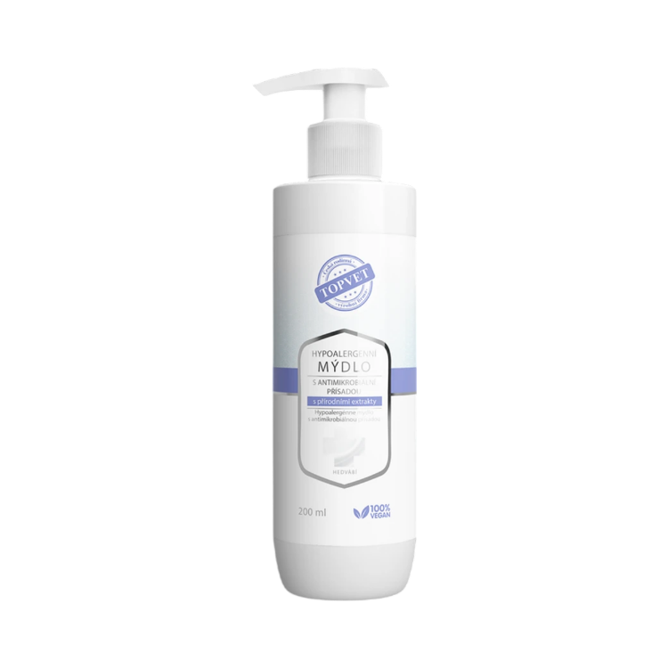 Obrázok z Hypoalergénne mydlo s antimikrobiálnou prísadou s prírodnými extraktmi 200 ml – Green idea