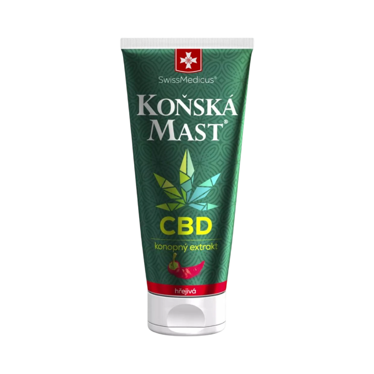 Obrázok z Konská masť s CBD hrejivá 200 ml – SwissMedicus