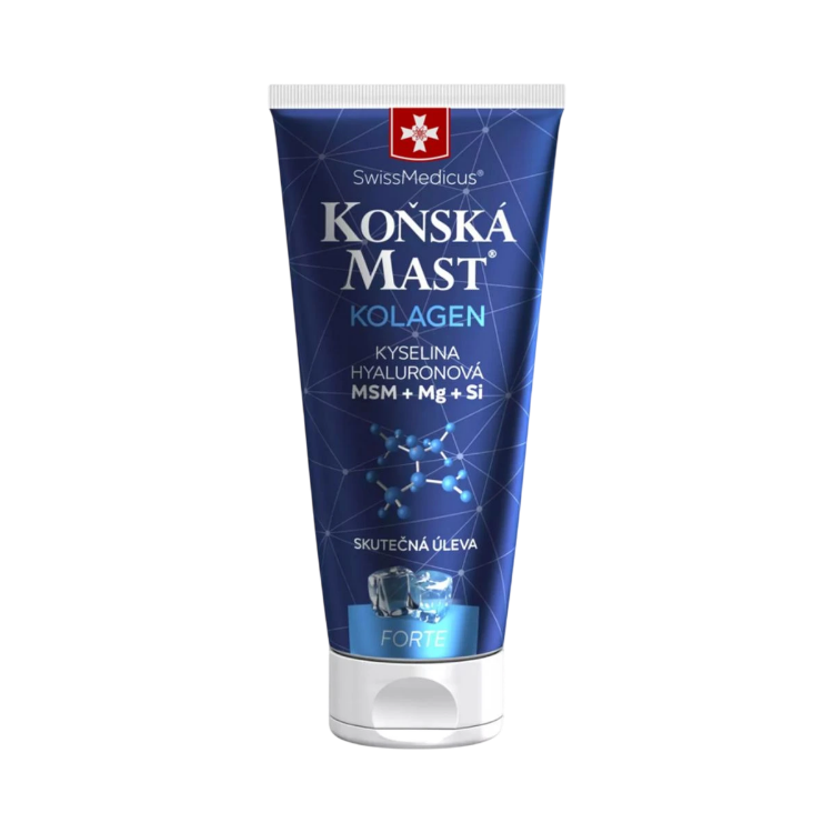 Obrázok z Konská masť s kolagénom forte chladivá 200 ml – SwissMedicus