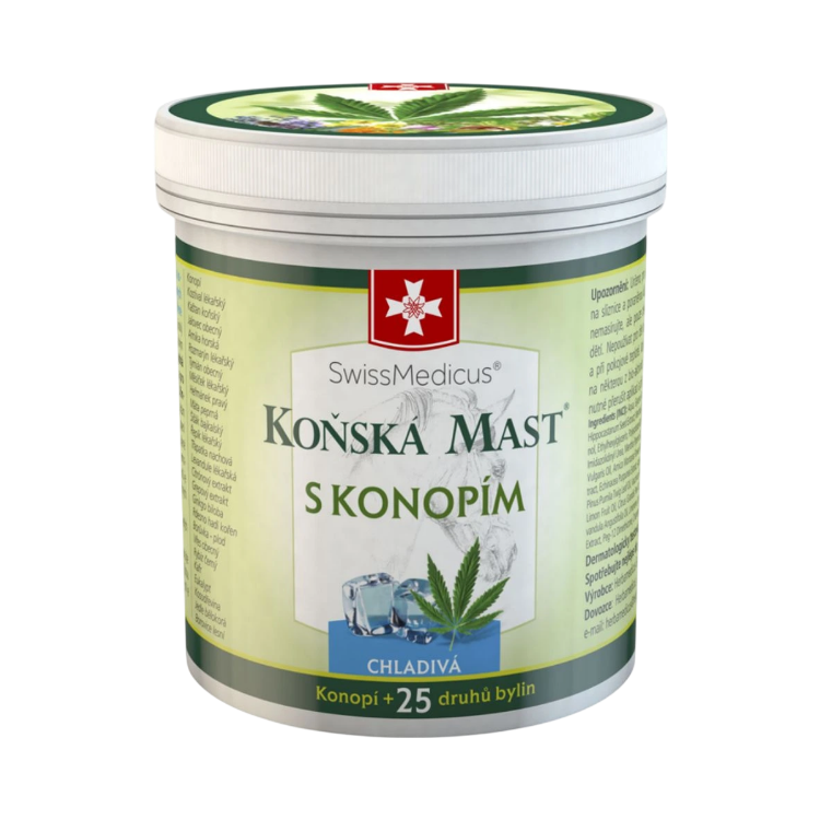 Obrázok z Konská masť s konope chladivá 250 ml – SwissMedicus