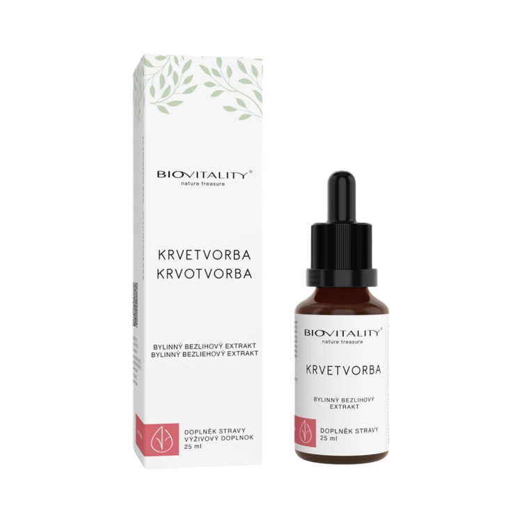 Obrázok z Krvotvorba – bezalkoholová tinktúra – kvapky 25 ml – Green idea