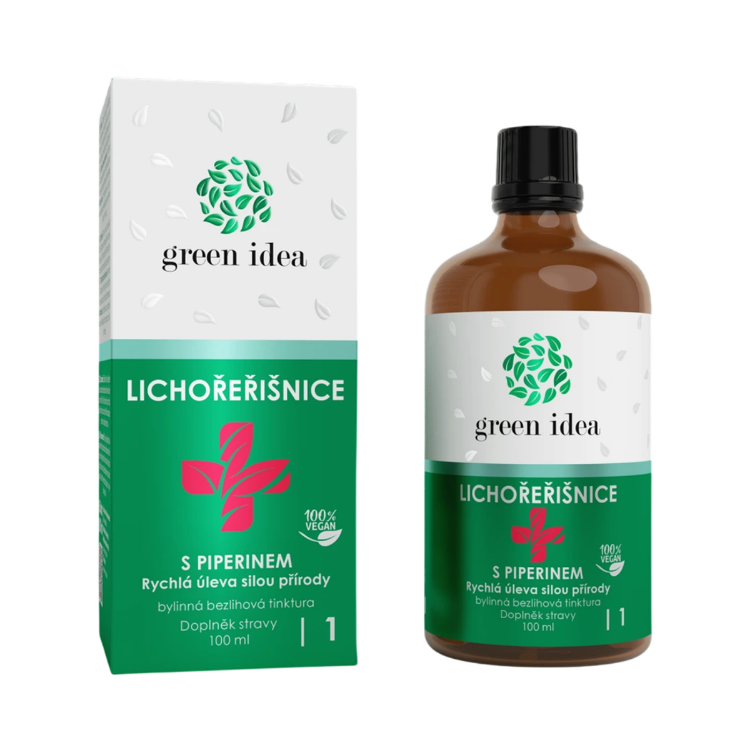 Obrázok z Kapucínka+ s piperínom – bezliehová tinktúra 100 ml – Green idea