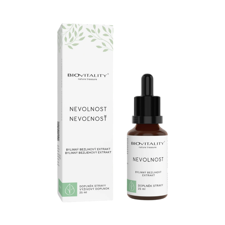 Obrázok z Nevoľnosť bezalkoholová tinktúra – kvapky 25 ml – Green idea