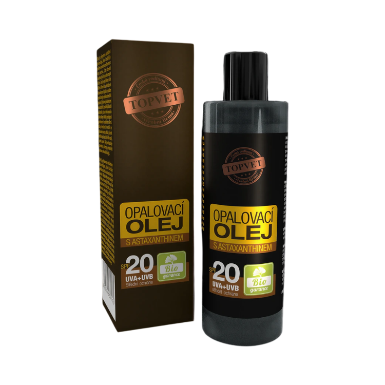 Obrázok z Opaľovací olej s astaxantínom SPF 20 – 100 ml – Green idea
