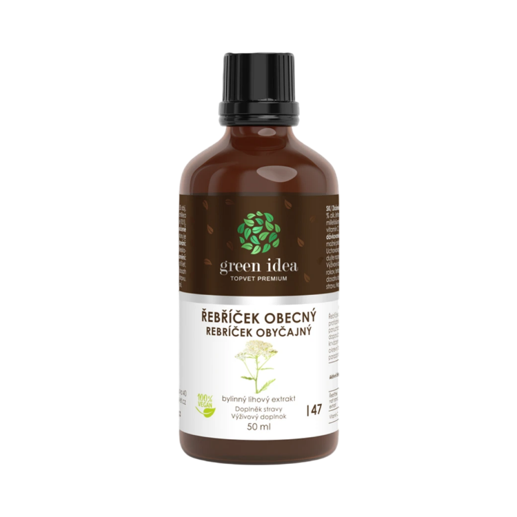 Obrázok z Rebríček obyčajný tinktúra – kvapky 50 ml – Green idea