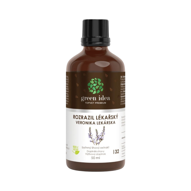 Obrázok z Veronika lekárska tinktúra – kvapky 50 ml – Green idea