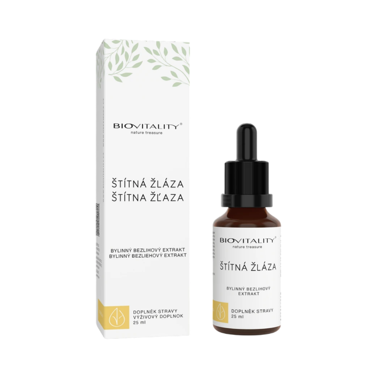 Obrázok z Štítna žľaza bezliehová tinktúra – kvapky 25 ml – Green idea