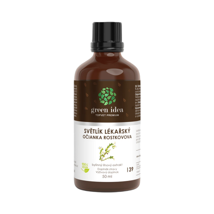 Obrázok z Tinktúra z očianky – kvapky 50 ml – Green idea