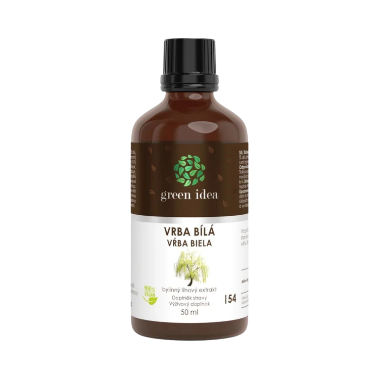 Obrázok z Vŕba biela tinktúra – kvapky 50 ml – Green idea