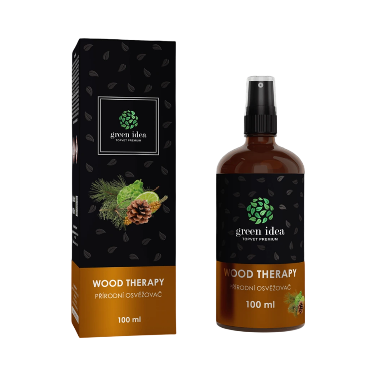 Obrázok z WOOD THERAPY – prírodný osviežovač vzduchu – 100 ml – Green idea
