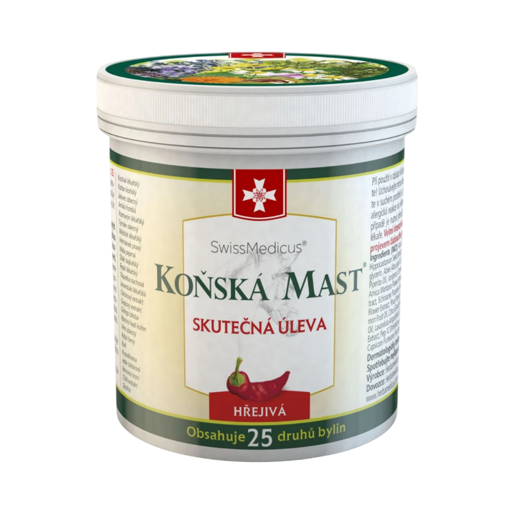 Obrázok z Konská masť hrejivá 500 ml – SwissMedicus