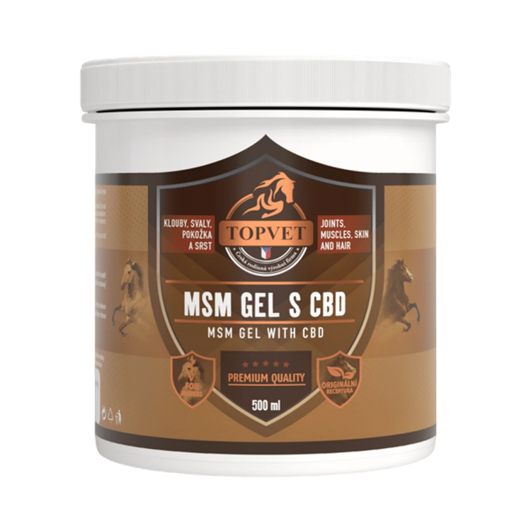Obrázok z MSM gél s CBD – 500 ml – Green idea
