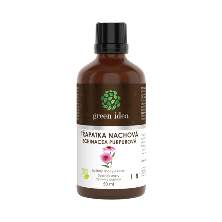 Obrázok z Echinacea tinktúra – kvapky 50 ml – Green idea