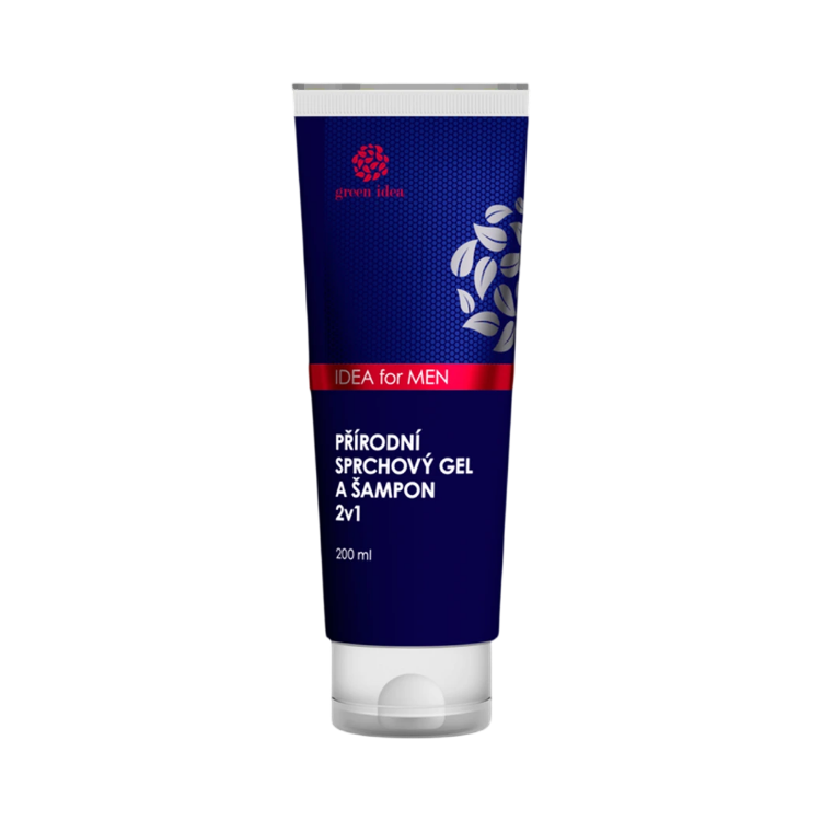 Obrázok z IDEA for MEN – prírodný sprchový gél a šampón 2v1 200 ml – Green idea