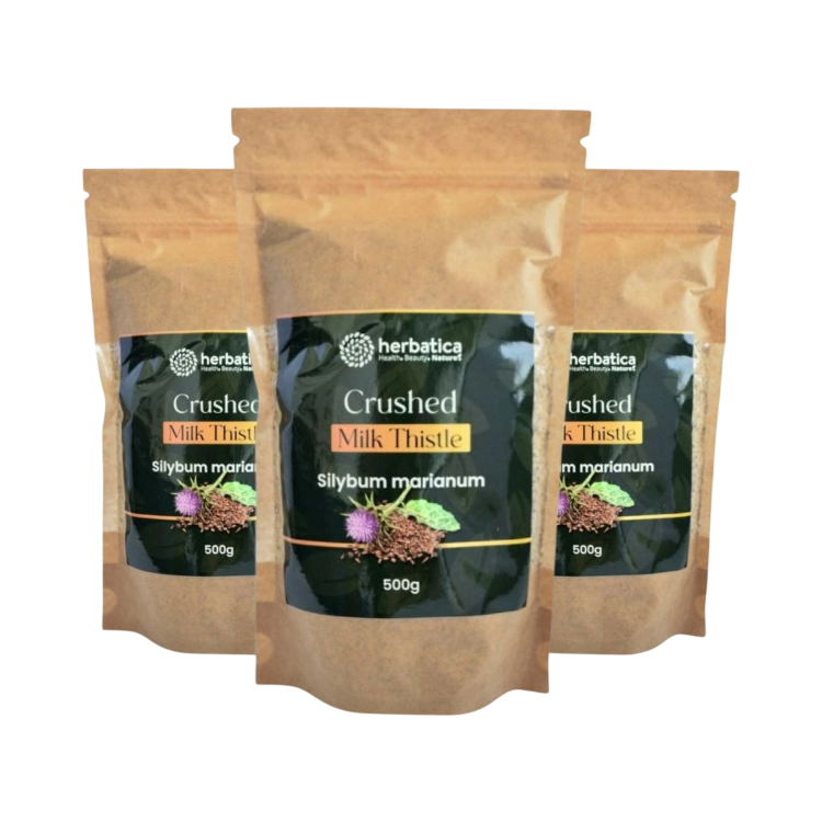Obrázok z Zvýhodnený set 3x: 100% jemne drvený pestrec mariánsky - 500g - Herbatica