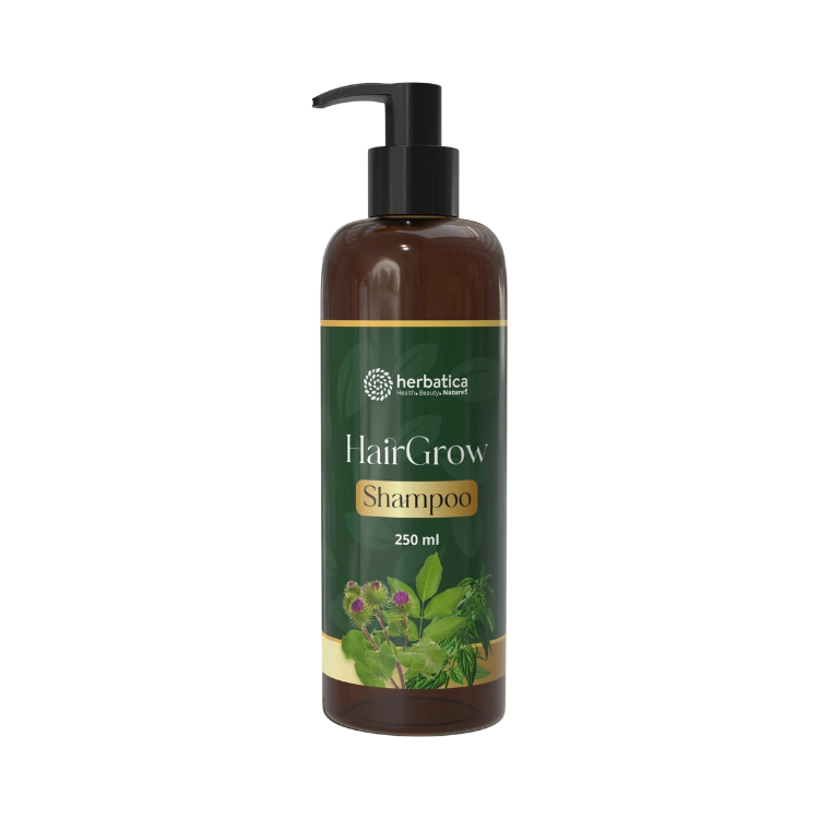 Obrázok z HairGrow Shampoo – šetrný bylinný šampón na podporu rastu vlasov – 250 ml - Herbatica