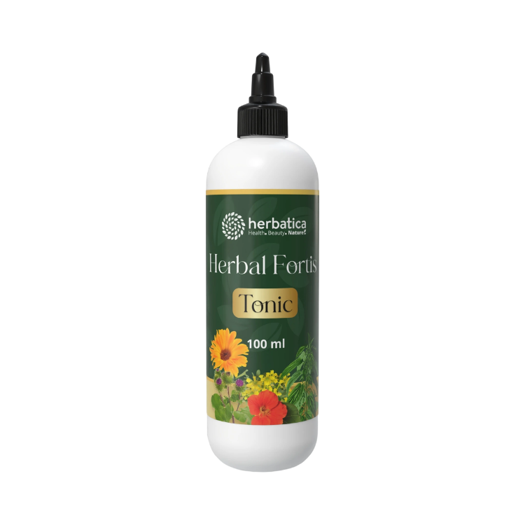Obrázok z Herbal Fortis Tonic – intenzívne bylinné tonikum na posilnenie vlasov – 100 ml - Herbatica