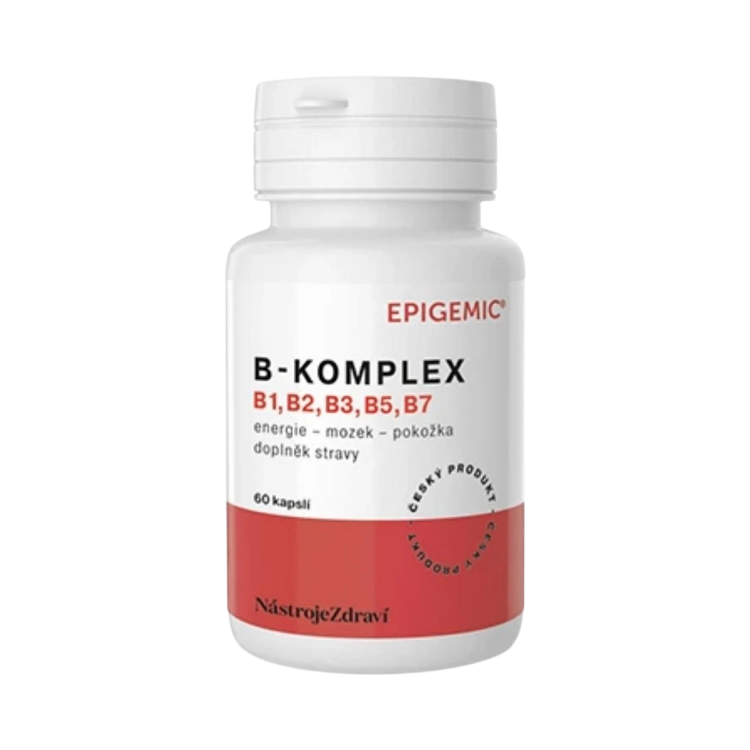 Obrázok z B-KOMPLEX B1, B2, B3, B5, B7 - 60 kapsúl - Epigemic®