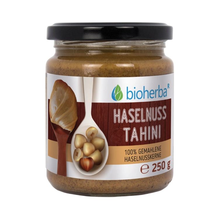 Obrázok z 100 % lieskovo-orieškové tahini – 250 g – Bioherba