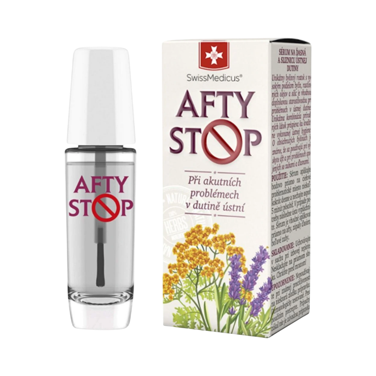 Obrázok z AftyStop - sérum na ďasná a sliznicu ústnej dutiny - 10 ml - SwissMedicus