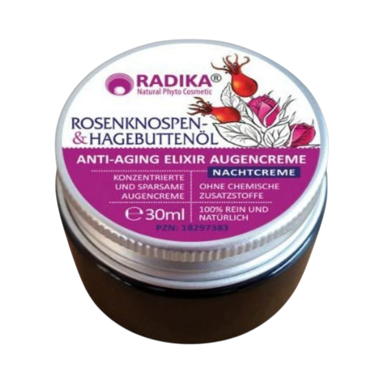 Obrázok z Anti-aging očný krém s ružovými púčikmi a šípkovým olejom - 30 ml - Bioherba