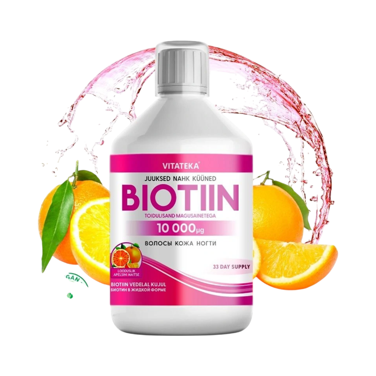 Obrázok z Biotín 10 000 mikrogramov 500 ml - Vitateka