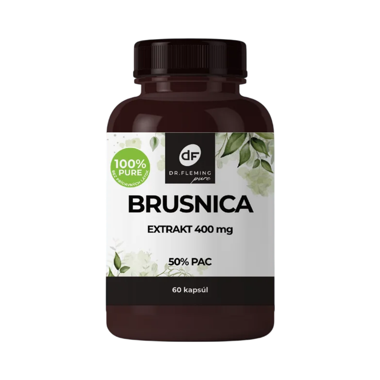 Obrázok z Brusnica Extrakt 50% PAC - 60 kapsúl - Dr. Fleming