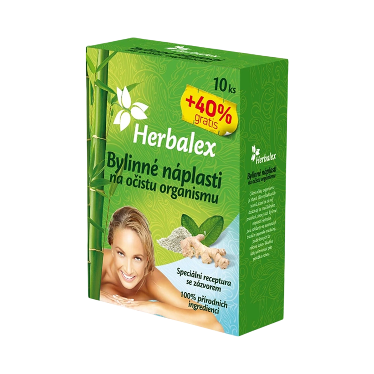 Obrázok z Bylinné náplasti na očistu organizmu - 14 ks - Herbalex