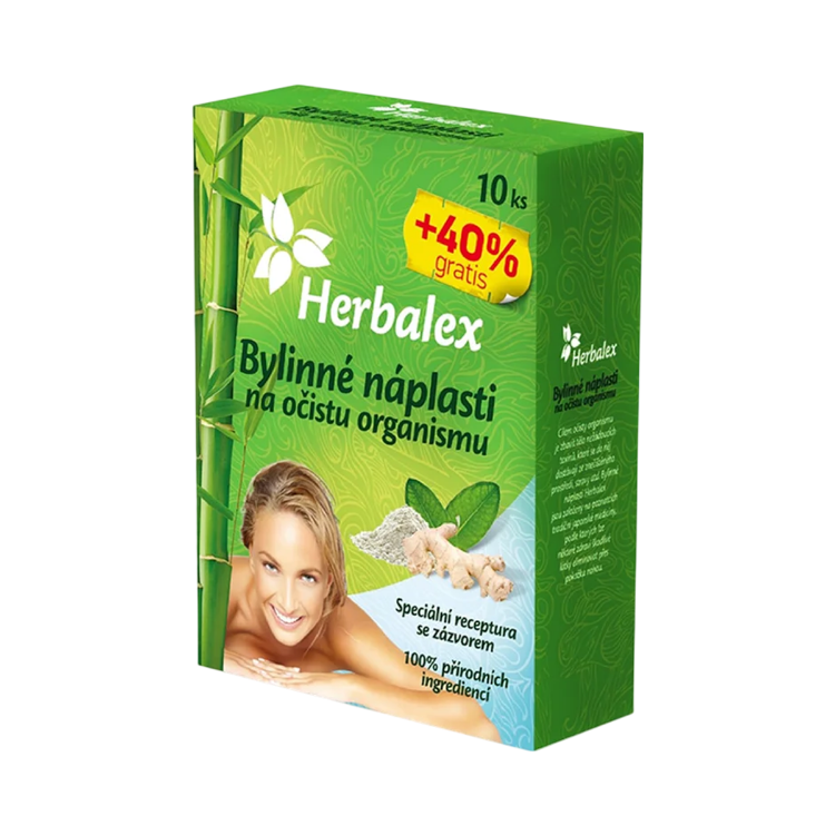 Obrázok z Bylinné náplasti na očistu organizmu - 60 ks - Herbalex