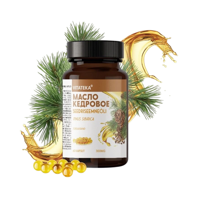 Obrázok z Cédrový olej 300 mg – 60 kapsúl – Vitateka