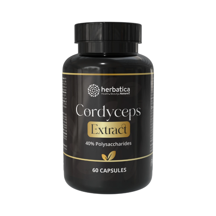 Obrázok z Cordyceps Extrakt - 60 kapsúl - Herbatica