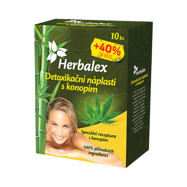 Obrázok z Detoxikačné náplasti s konope - 60 ks - Herbalex