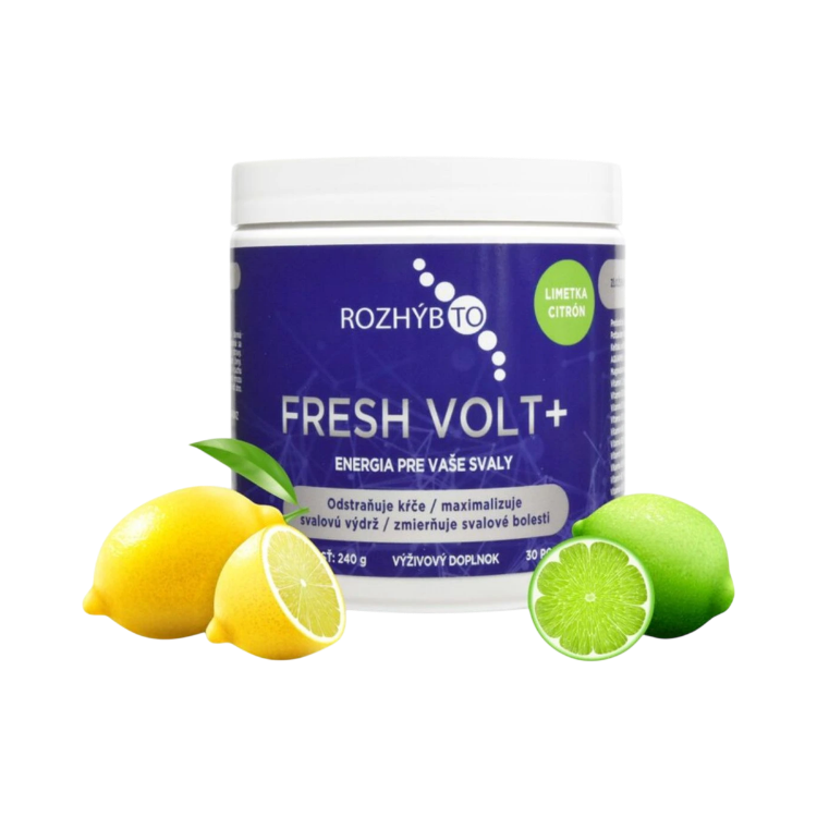 Obrázok z FreshVolt - elektrolytový nápoj (citrón limetka) - 240 g - Rozhýb to