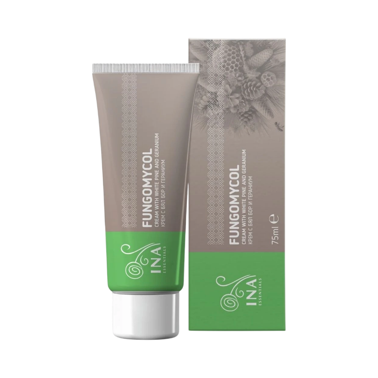 Obrázok z Fungomycol - krém 2v1 na plesne nechtov a suchú, popraskanú pokožku - 75 ml - INA Essentials
