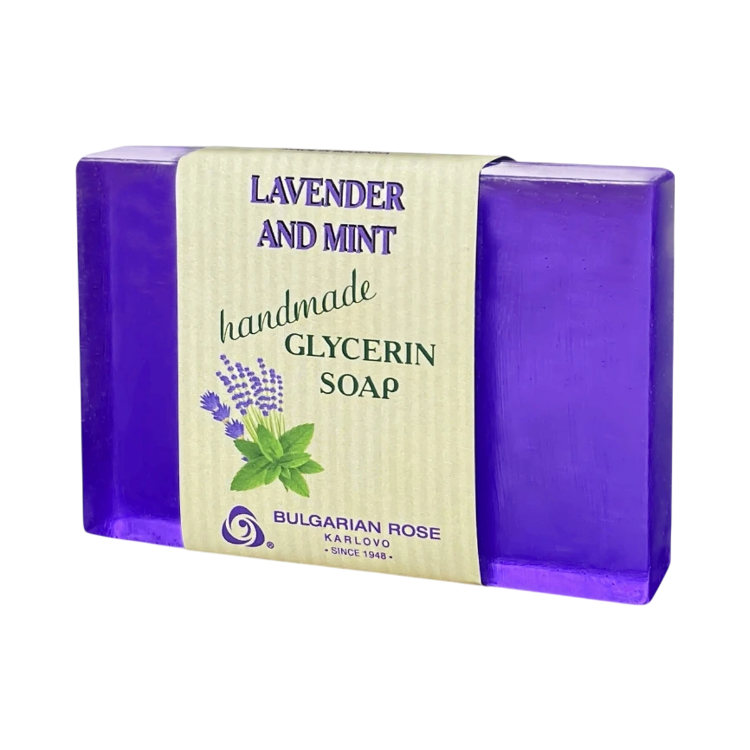Obrázok z Glycerínové mydlo Levanduľa a mäta 70g - Bulgarian Rose Karlovo