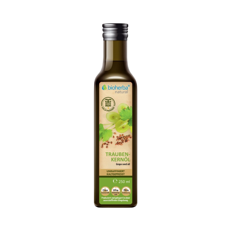 Obrázok z Hroznový olej lisovaný za studena - 250 ml - Bioherba