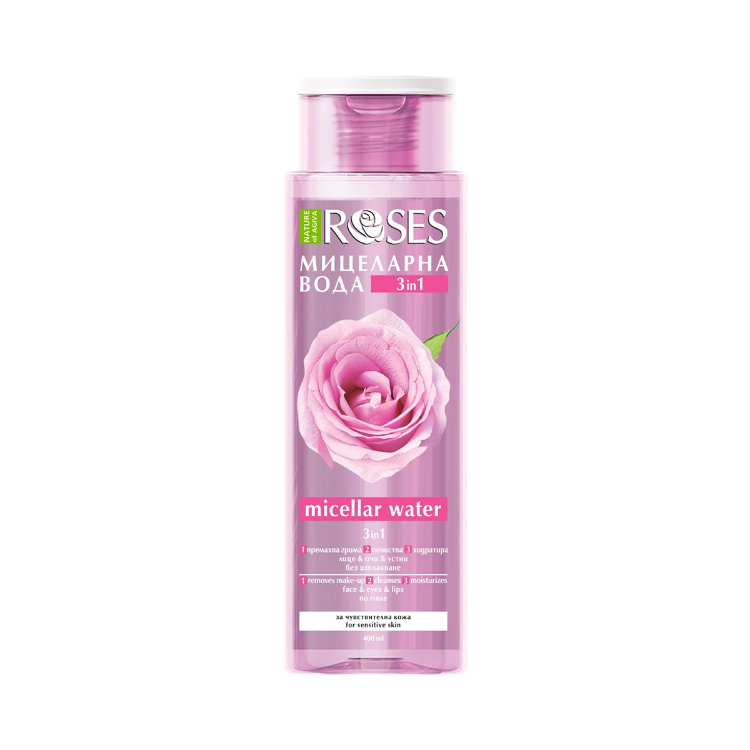 Obrázok z HYDRA PLUS micelárna voda 3v1 pre citlivú pokožku 400 ml - NATURE OF AGIVA