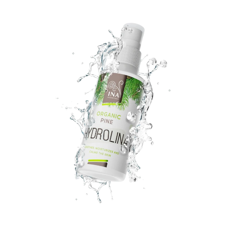 Obrázok z HYDROLINA - organická voda z bielej borovice - sprej na kožnú plesňovú infekciu a páchnuce nohy - 150 ml - INA Essentials