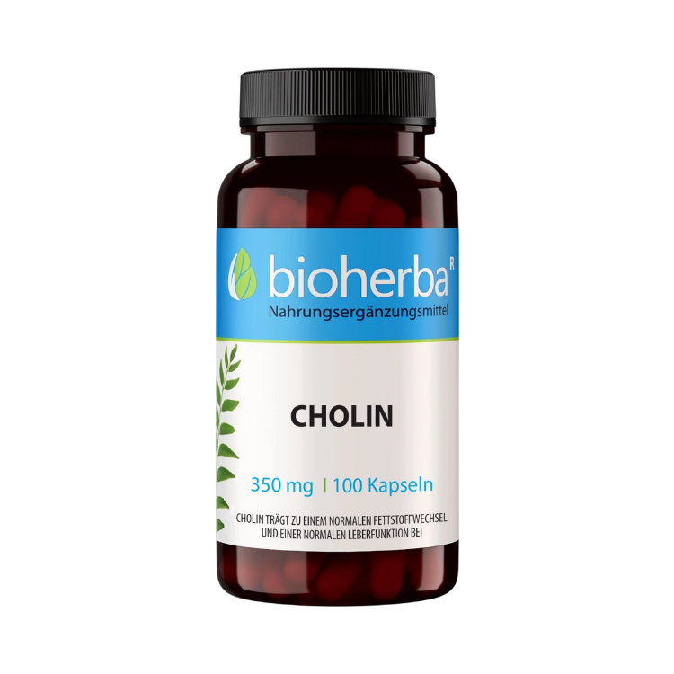 Obrázok z Cholín 350 mg - 100 kapsúl - Bioherba